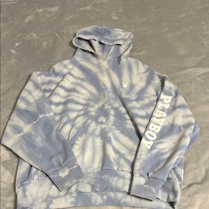 PLAYBOY Light Blue Tie-Dye Men's Sweater